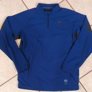 Men's Blue Nike Baseball Windbreaker Jacket